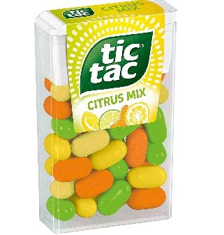 Tic Tac Citrus Mix 54g MHD: 13.09.2026