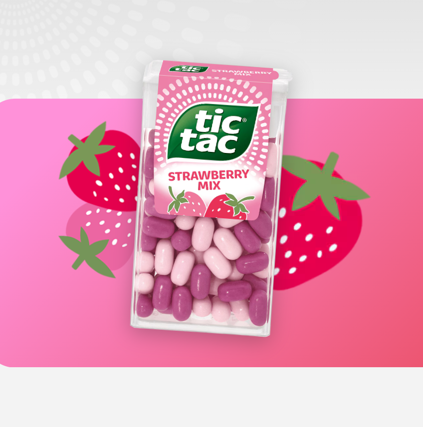 TicTac Dragees Strawberry Mix
