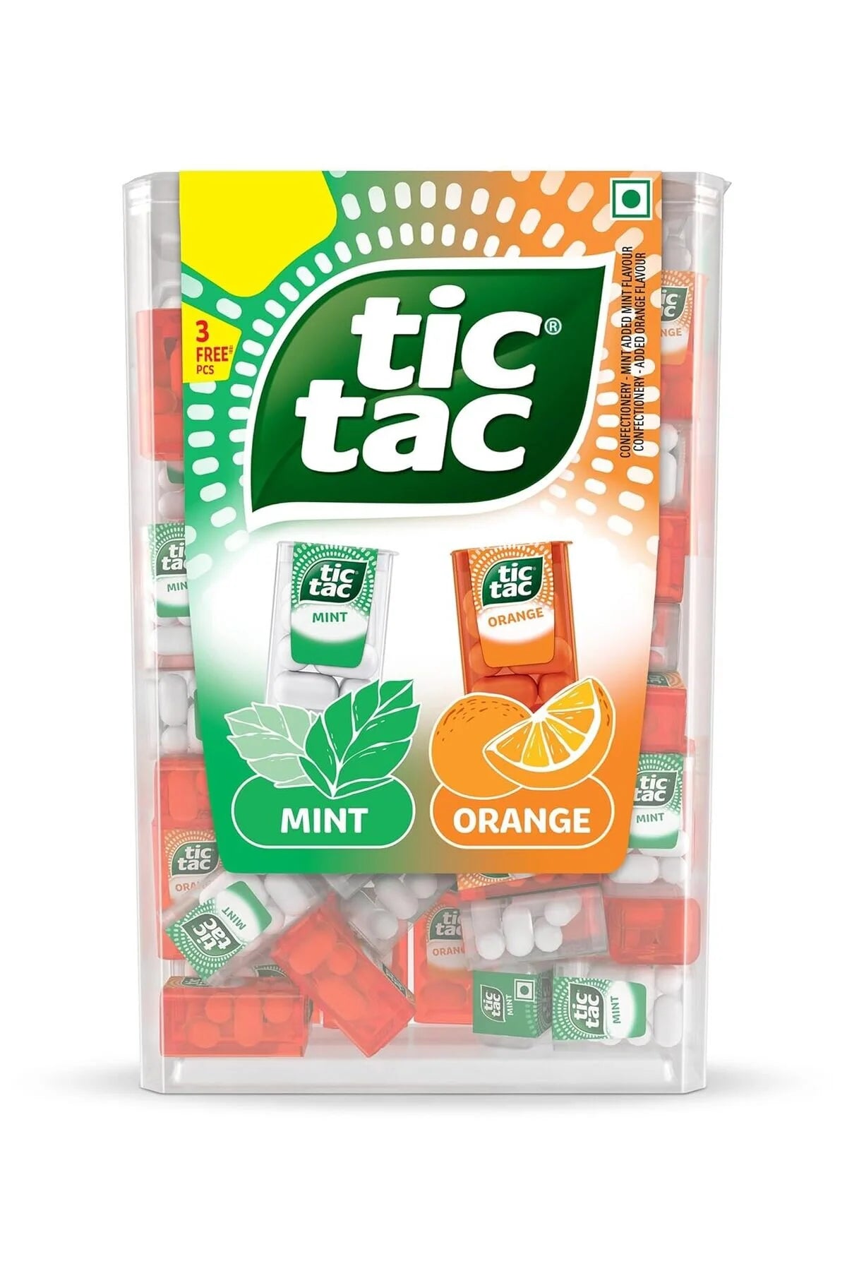 Tictac Iconic Jar Mint & Orange 255g