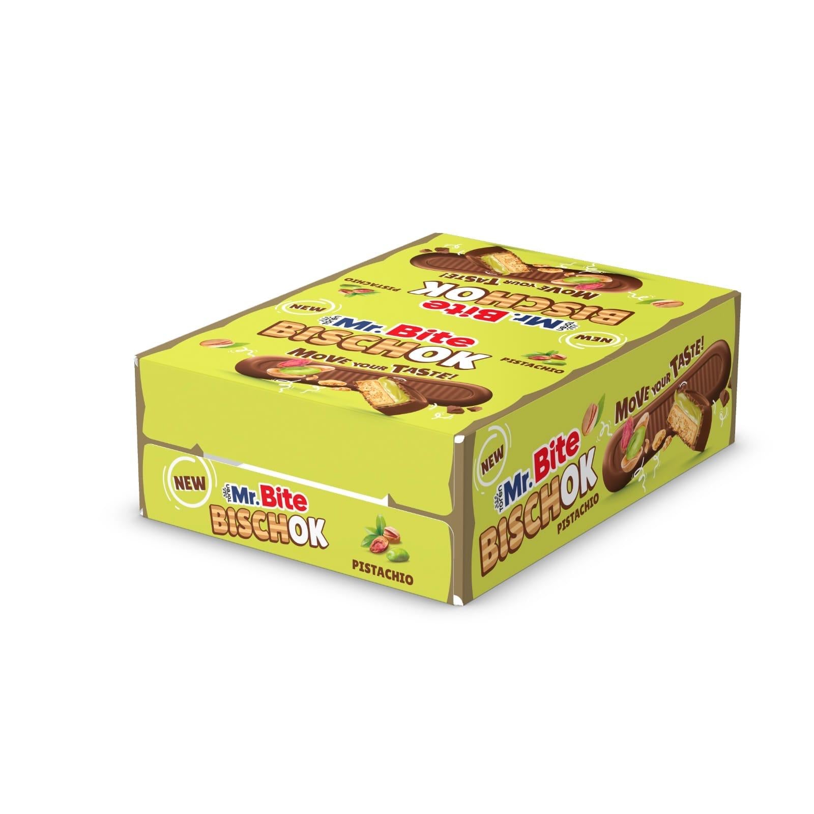 Toren Mr. Bite Bischok Pistazie 24x35g