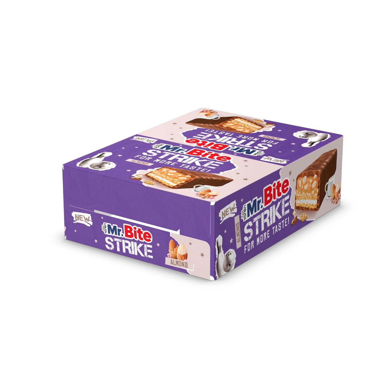 Toren Mr.Bite Strike Almond 24x40g MHD:20.02.2027