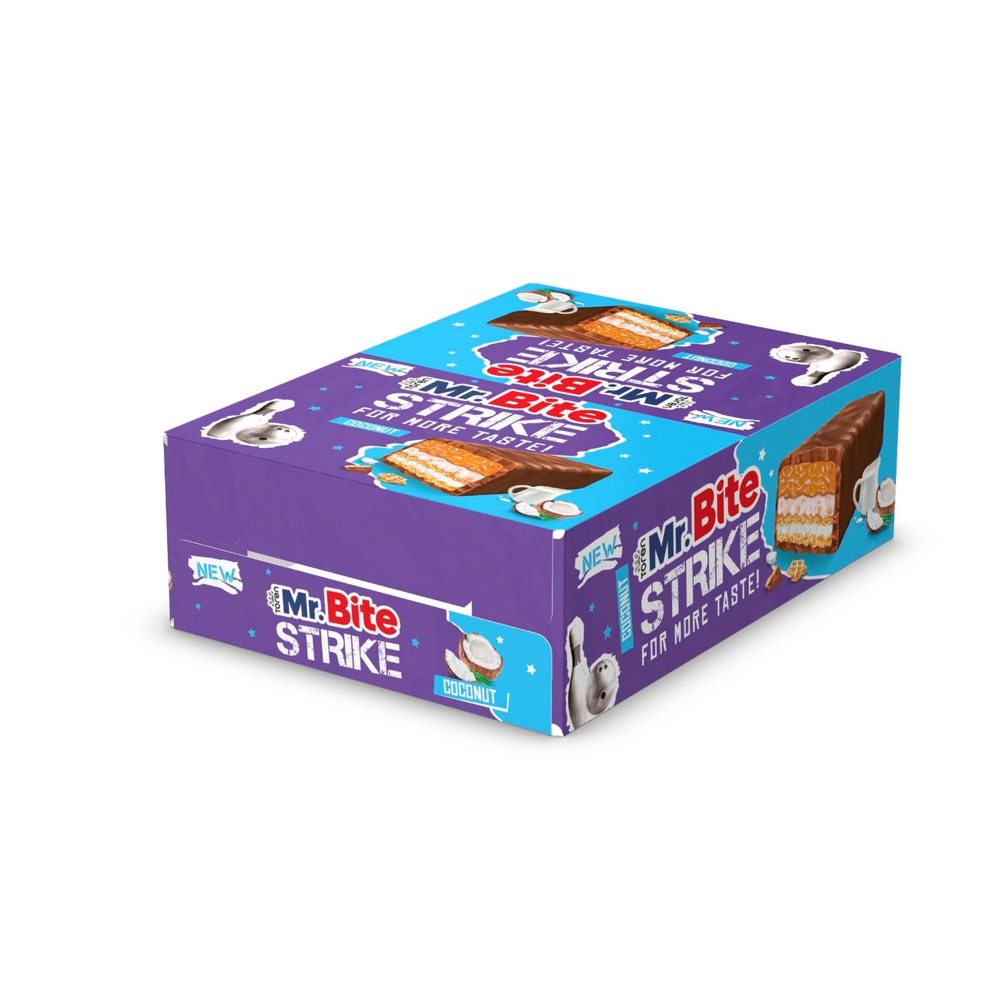 Toren Mr.Bite Strike Coconut 24x40g MHD:26.02.2027