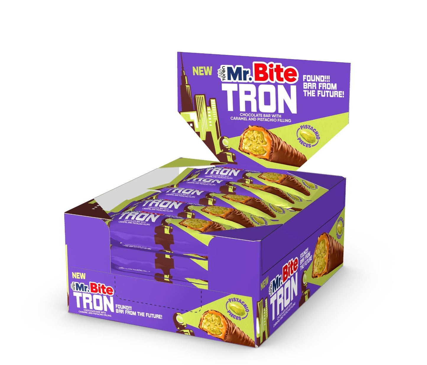 Toren Mr. Bite Tron Caramel Pistazie 24 x 32g