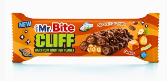Toren mr.Bite CLIFF BAR from another planet chocolate crispy rice 5x35g MHD:05.10.2026