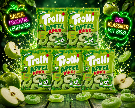 5x Trolli Apfelringe