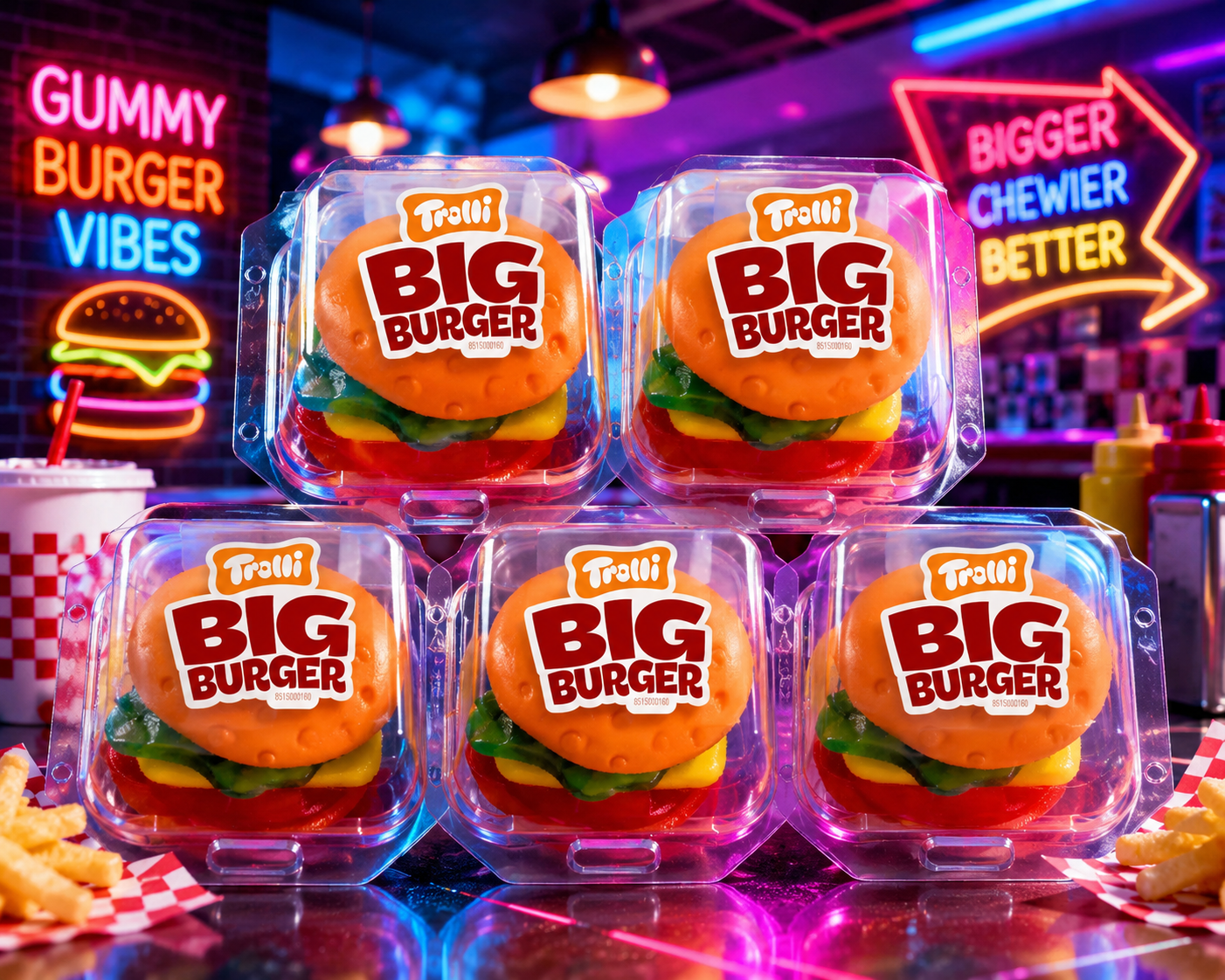 Trolli Big Burger 5 x 50g