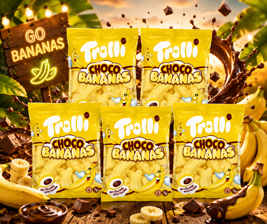 Trolli Choco Bananas 5 x 150g