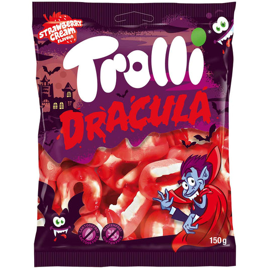 Trolli Dracula Vampir Zähne 150g MHD: 28.07.2026