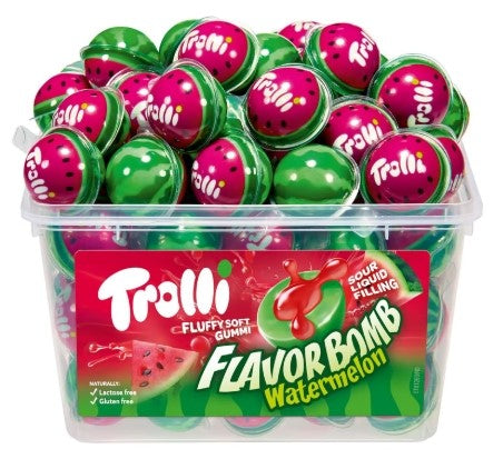 Trolli Flavor Bomb Watermelon 60 Stück MHD:28.08.2026