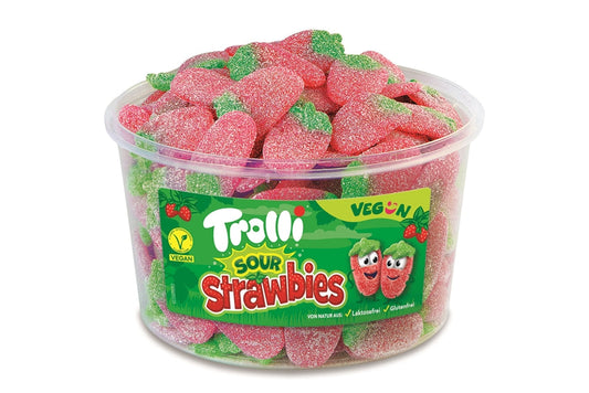 Trolli Sour Strawbies 150 Stk Box