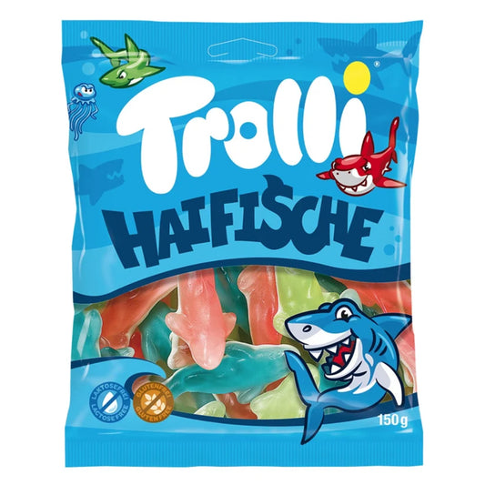 Trolli Haifische Fruchtgummi Tüte