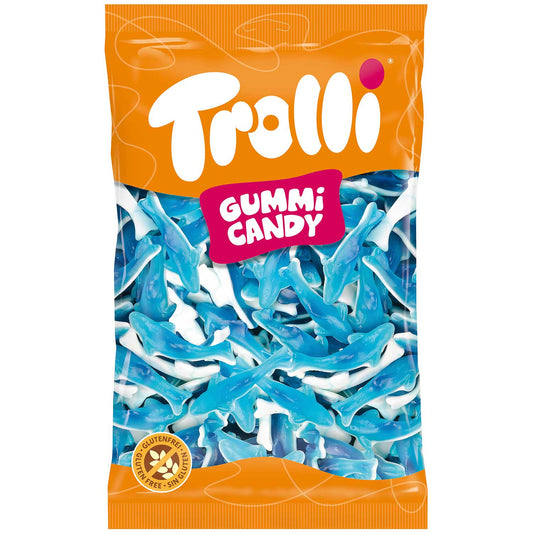 Trolli Gummi Candy Haifische 1 kg MHD: 06.09.2025