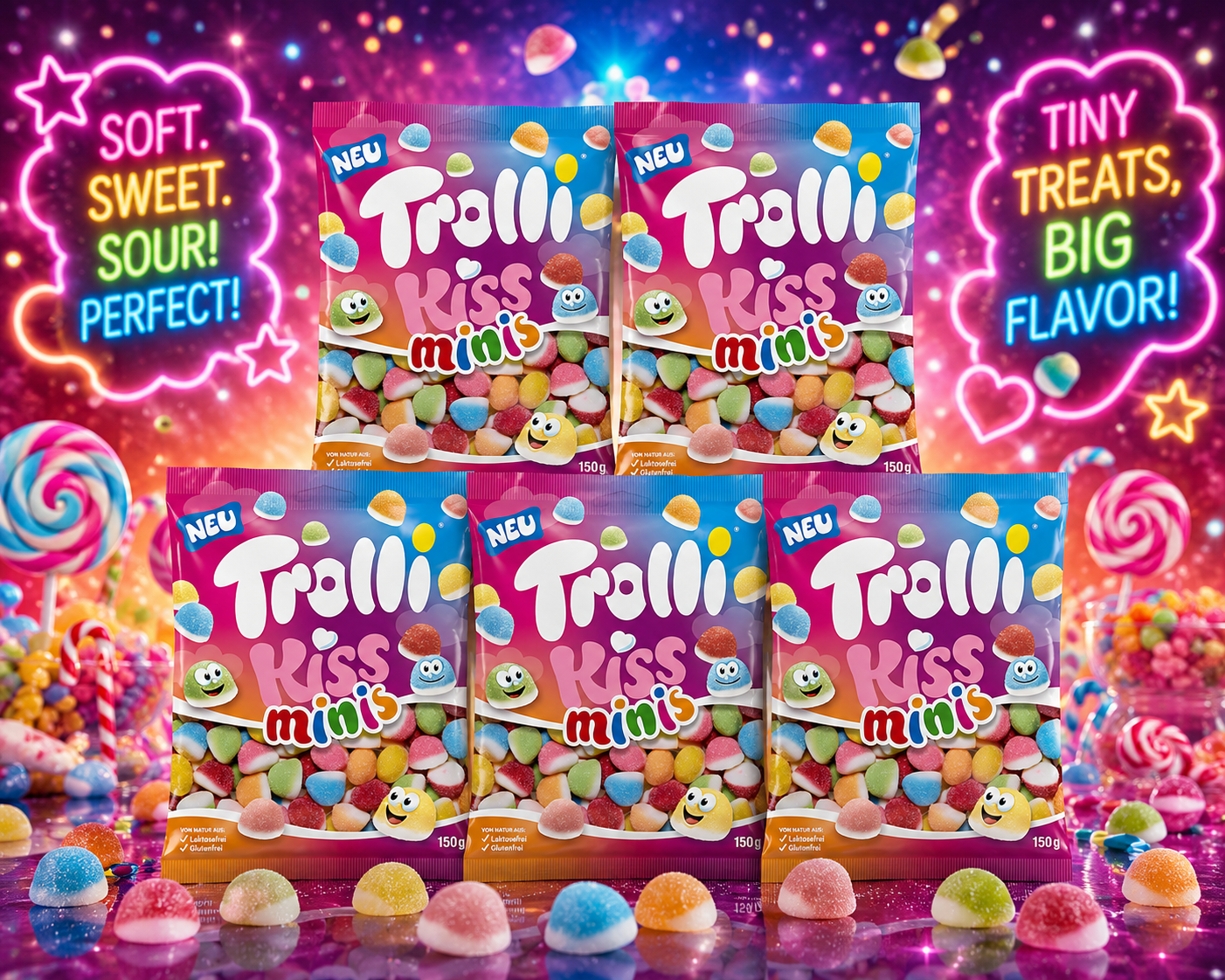 Trolli Kiss Minis 5x