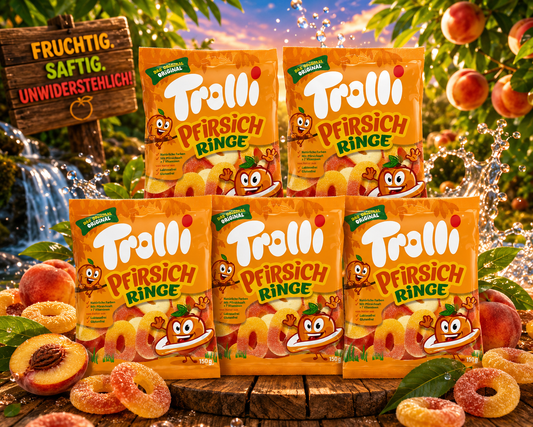 Trolli Pfirsichringe 5 x 150g