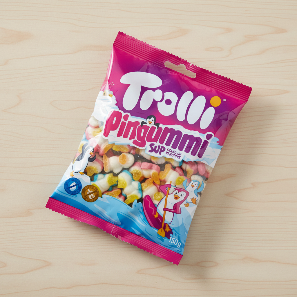 Trolli Gomme aux fruits Pingummi SUP 150g