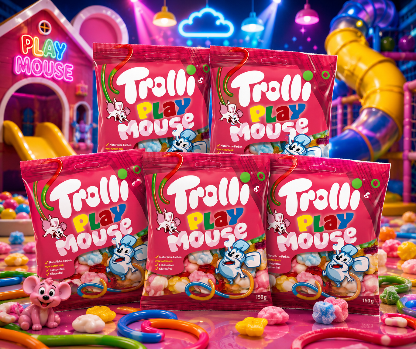 Trolli Playmouse 5 x 150g