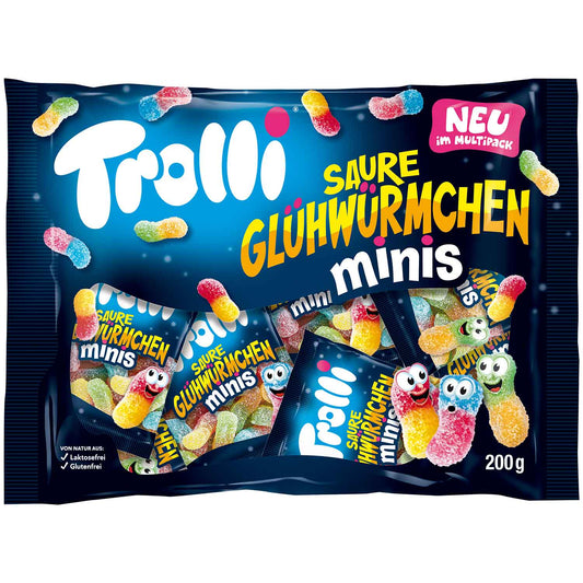Trolli Saure Glühwürmchen Multipack Minis 10x20g