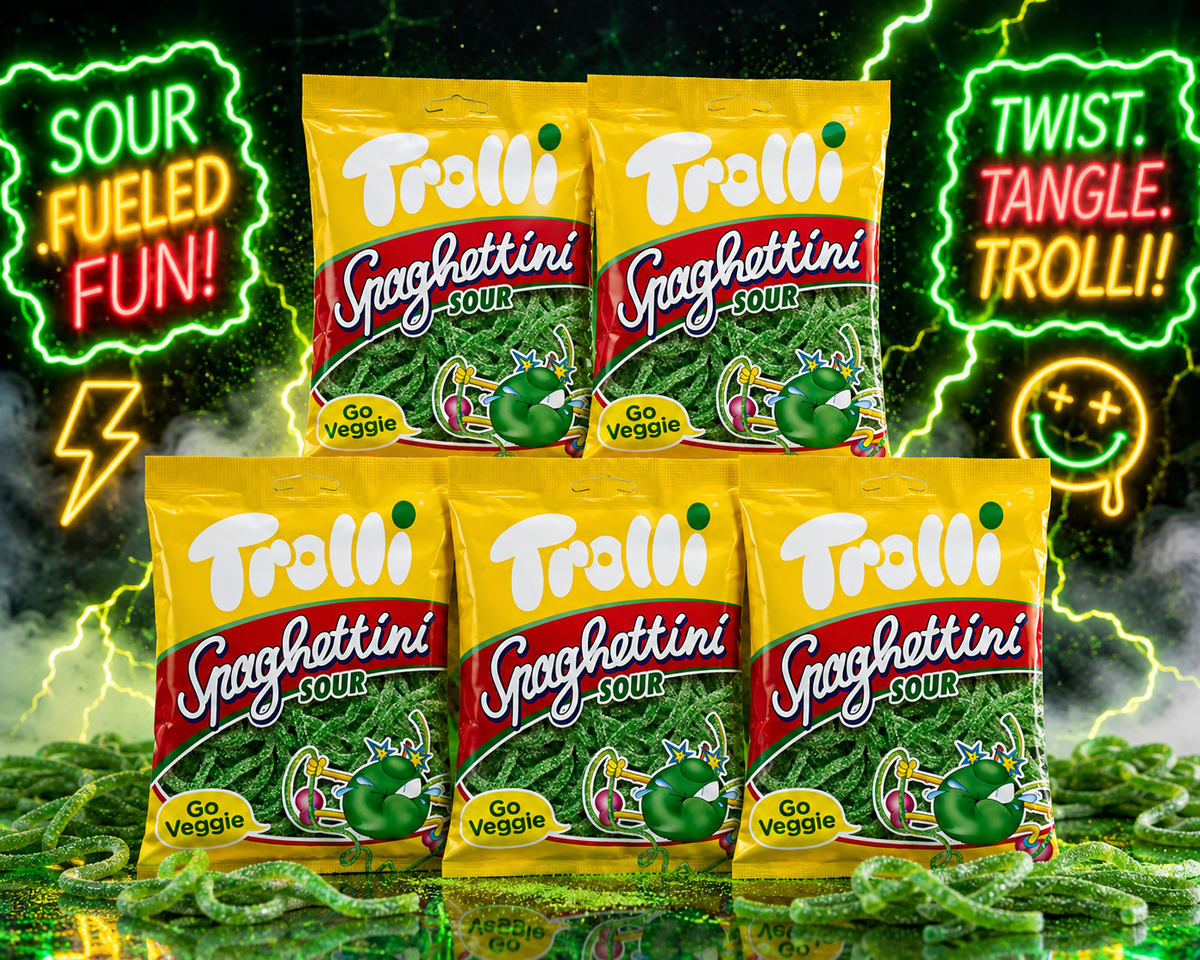 5x Trolli Spaghettini Sour Apple