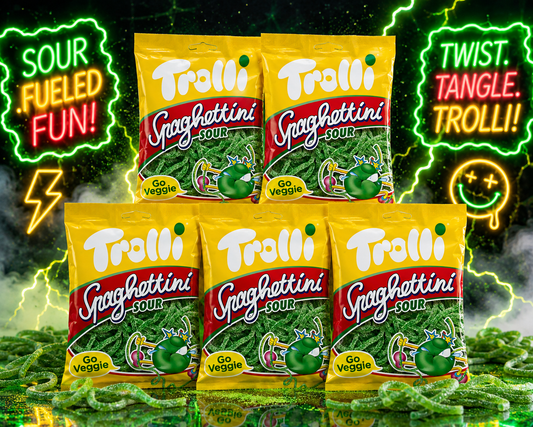 5x Trolli Spaghettini Sour Apple