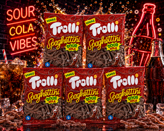 Trolli Spaghettini sour Cola 5 x 100g