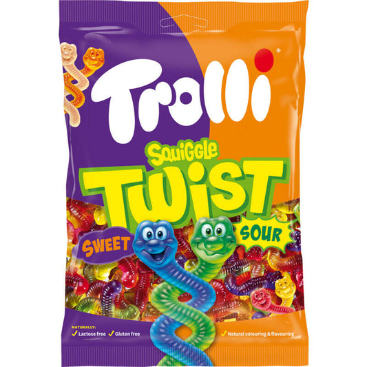 Trolli Squiggle Twist 1000g - sweet / sour