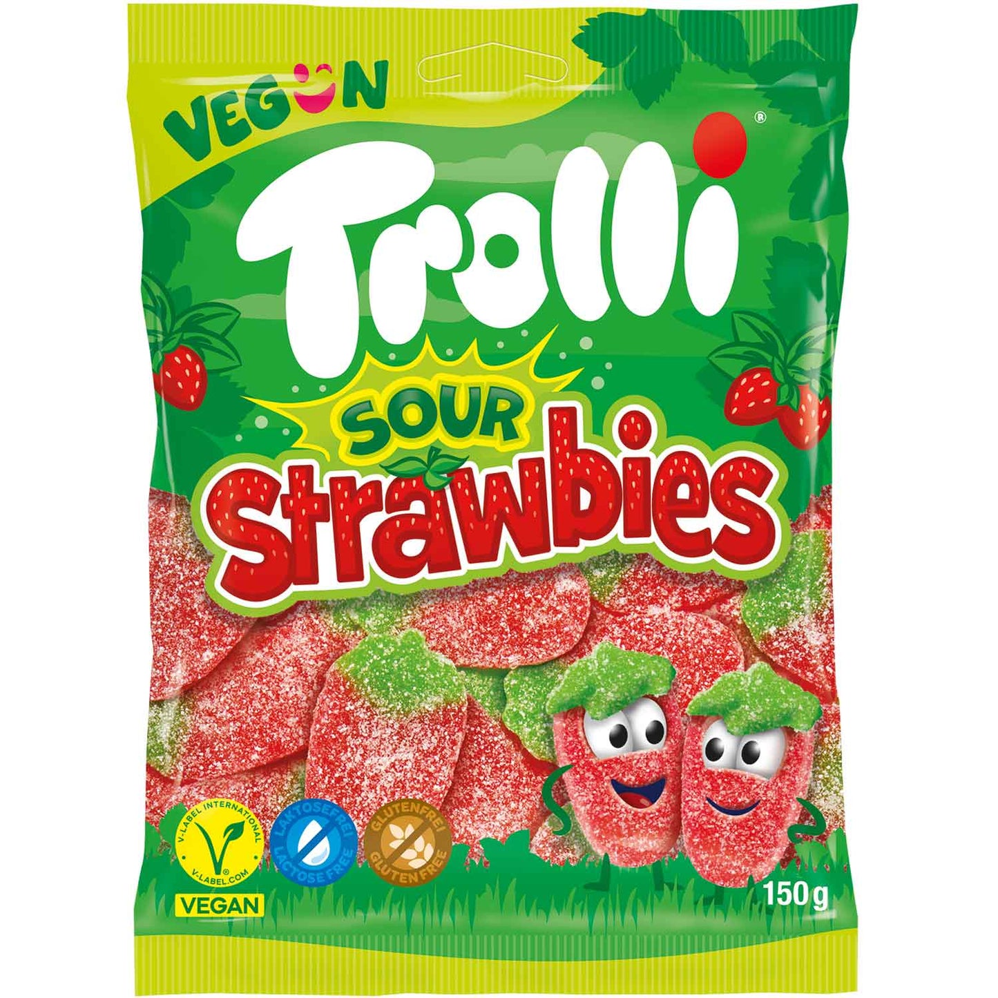 Trolli Sour Strawbies 150g Vegan - Angebot