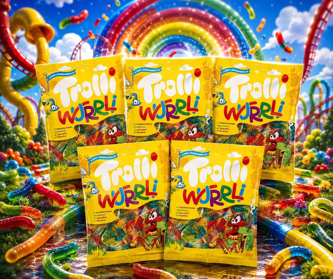 Trolli Wurrli 5 x 150g
