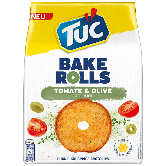 TUC Bake Rolls Tomate & Olive 150g MHD:18.11.2024