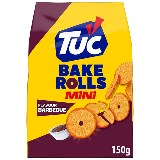 TUC Bake Rolls Mini Barbecue 150g