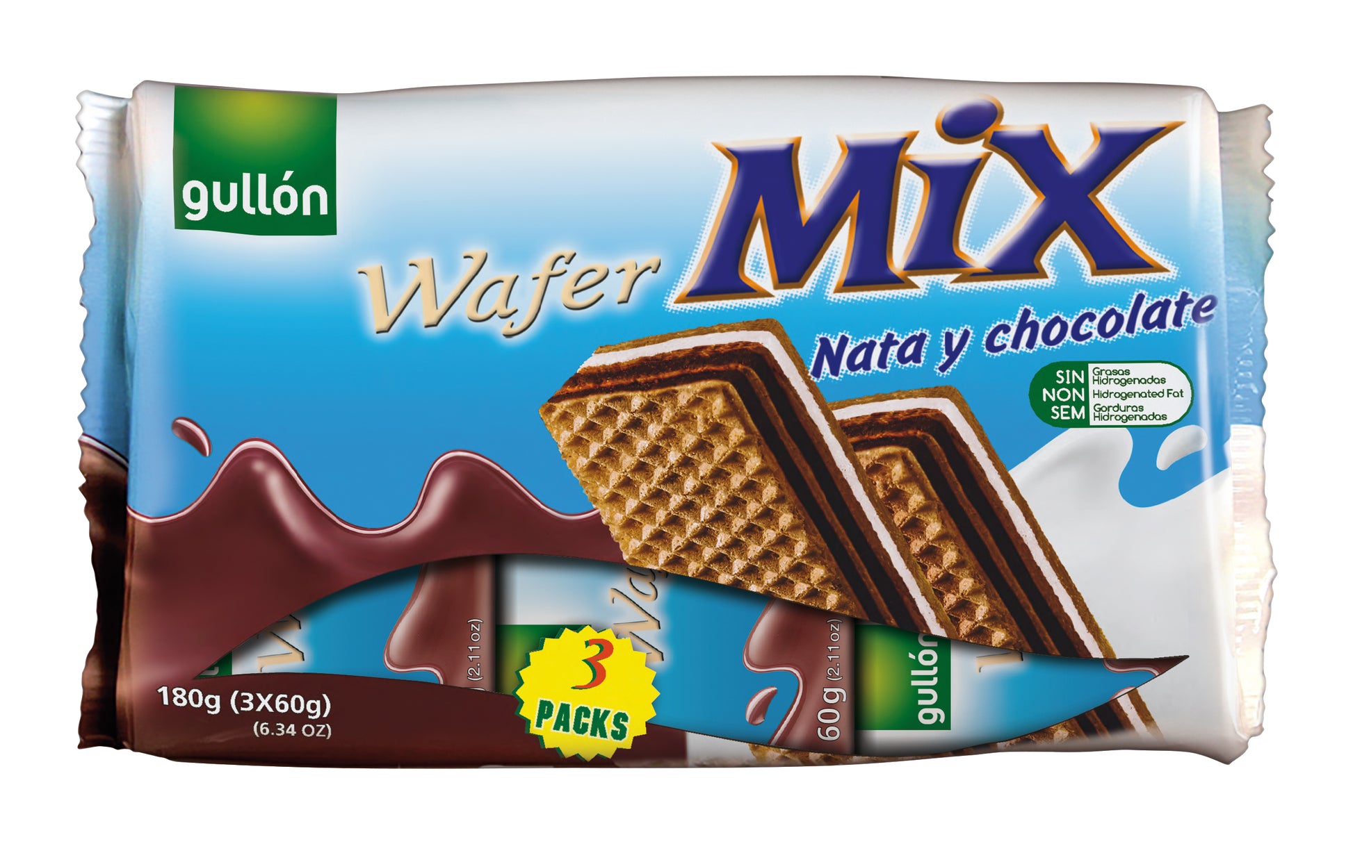 Gullon Wafer Mix Nata Choco 180g