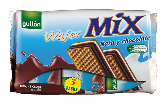 Gullon Wafer Mix Nata Choco 180g