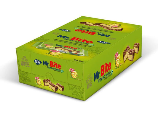 Mr. Bite Pistazien Wafeel 35g x 24 NEU
