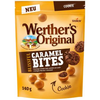 Werther's Original Blissful Caramel Bites Cookie 140g MHD: 31.07.2024