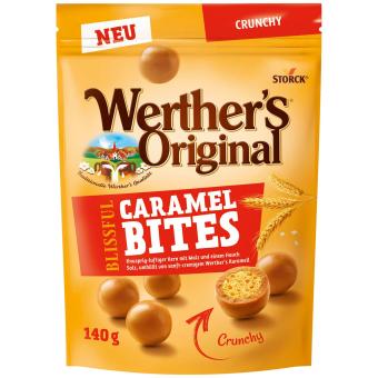 Werther's Original Blissful Caramel Bites Crunchy 140g MHD:31.07.2025