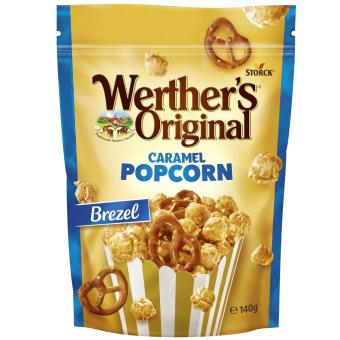 Werther's Original Caramel Popcorn Brezel 140g MHD: 01.2025