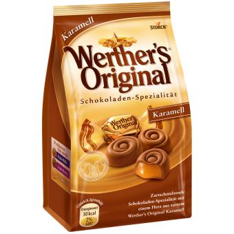Werther's Original Schokoladen-Spezialität Karamell 153g MHD: 01.01.25