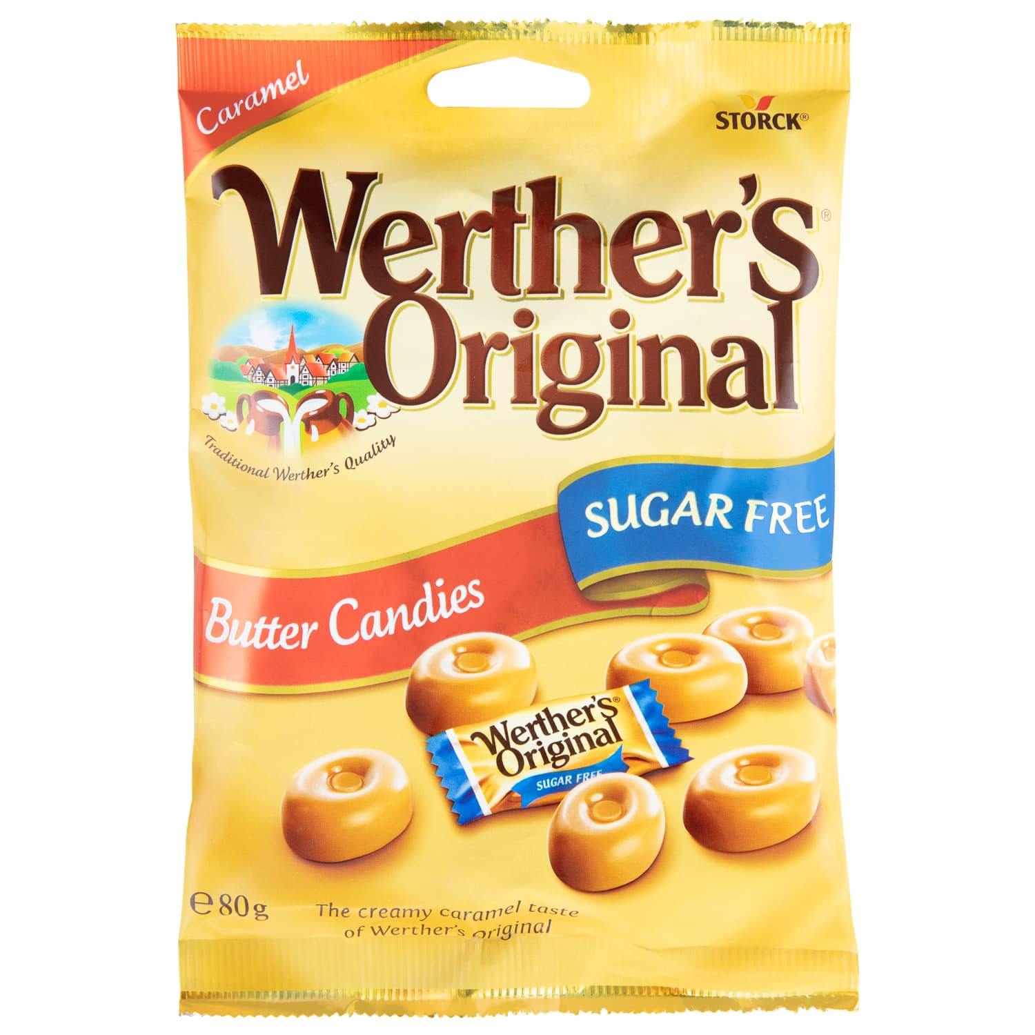 Werther's Original zuckerfreie Butterbonbons 80g