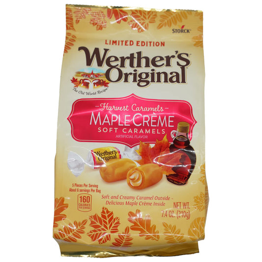 Werthers Original Maple Creme Soft Caramel 250g MHD:30.06.2026