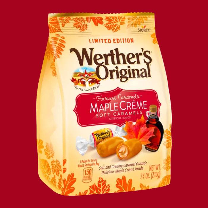 Werther's Original Crème Moelleuse Caramel Érable 200g