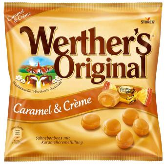 Werther's originele karamel & crème 160 g THT: 12.2025