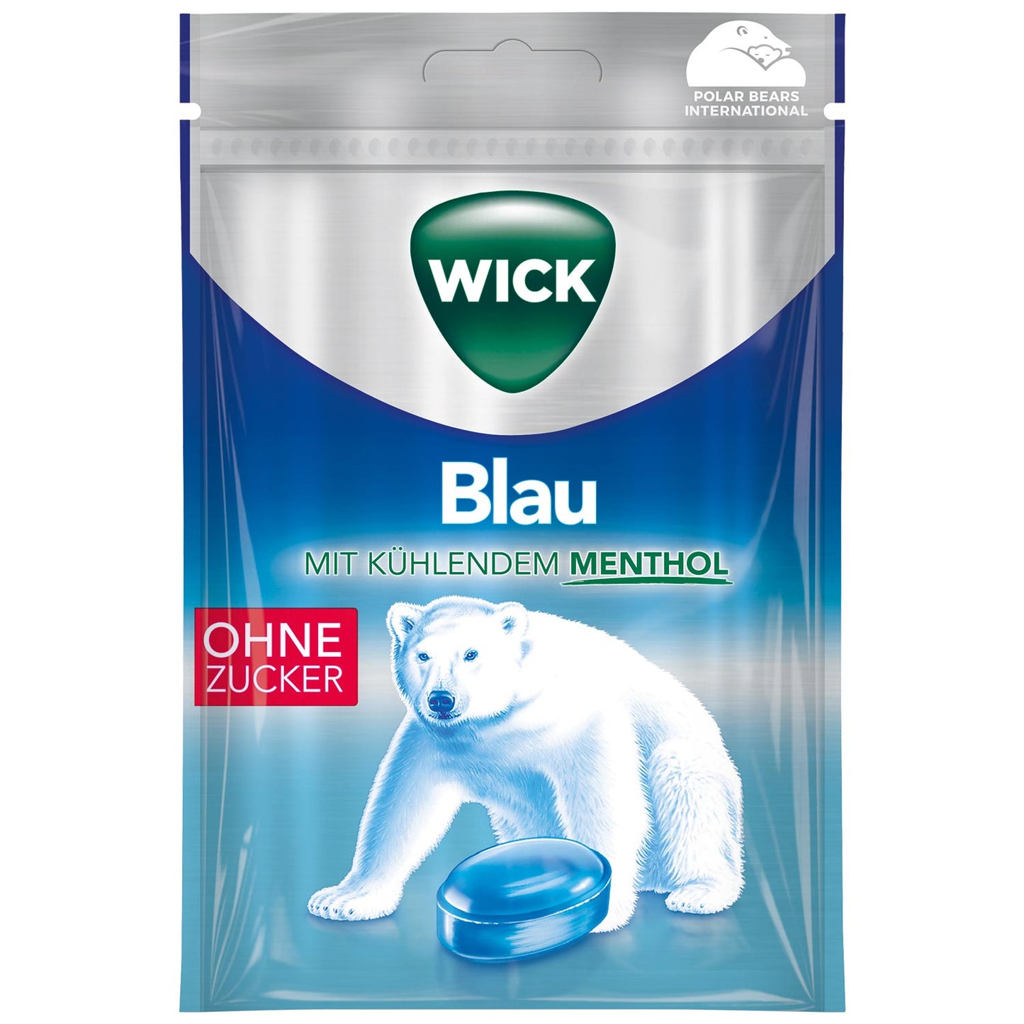 Wick Blau ohne Zucker 72g MHD:03.2027