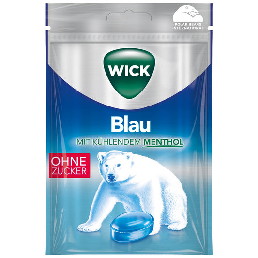 Wick Blau ohne Zucker 72g MHD:03.2027