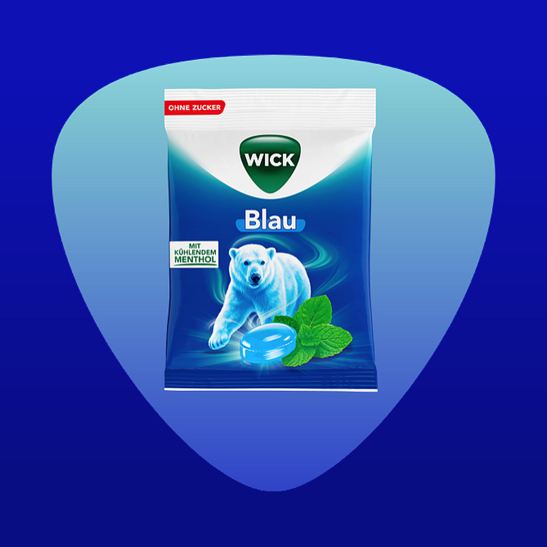 WICK Hustenbonbons Blau