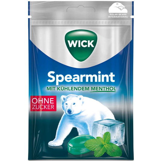Wick Spearmint zonder suiker 72G THT:03.2027