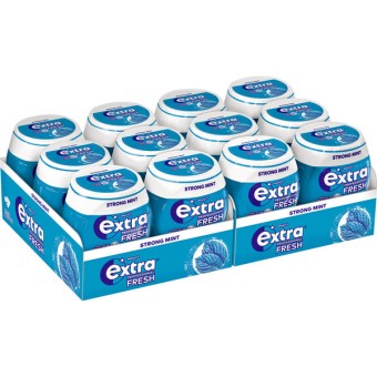 Extra Professional Fresh Strong Mint 50er 70 g x 12 MHD: 14.04.2025