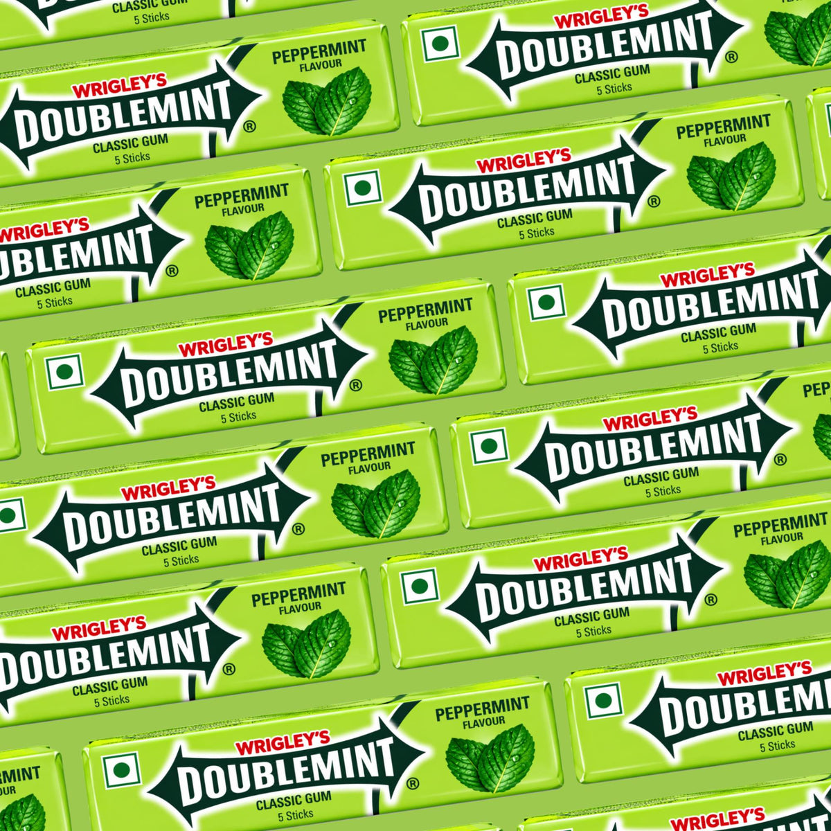 Wrigley's Doublemint Peppermint Flavour 20 x 13g