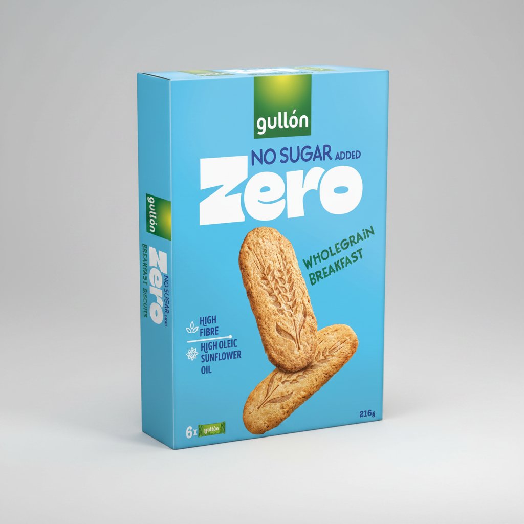 Gullón No sugar added Zero wholegrain Breakfast 4 x 216g